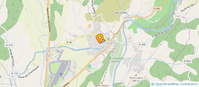 localisation de l'entreprise MONSIEUR CYRIL MALLET  TALLARD