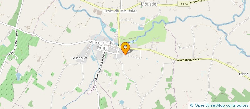 localisation de l'entreprise MONSIEUR CYRIL MALVAT  ALLEMANS-DU-DROPT