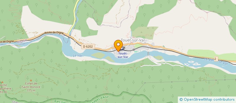 localisation de l'entreprise MONSIEUR CYRIL MANCHIN  TOUET-SUR-VAR