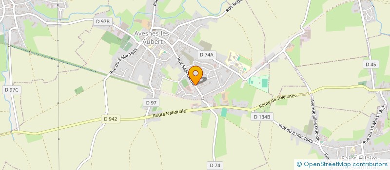 localisation de l'entreprise MONSIEUR CYRIL MARCAILLE  AVESNES-LES-AUBERT