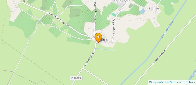 localisation de l'entreprise MONSIEUR CYRIL MARCHAIS  JAU-DIGNAC-ET-LOIRAC