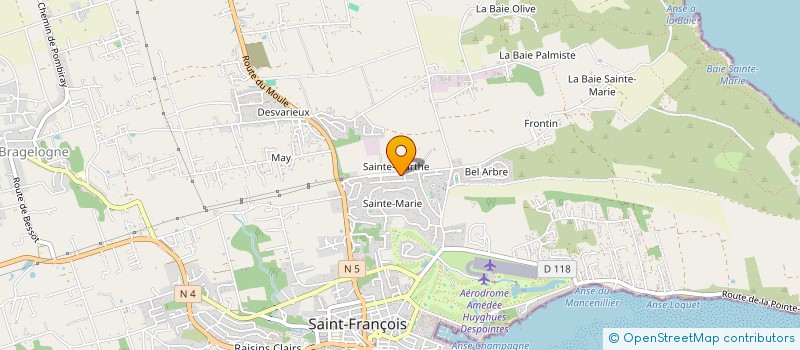 localisation de l'entreprise MONSIEUR CYRIL MARCHEGAY à SAINT-FRANCOIS