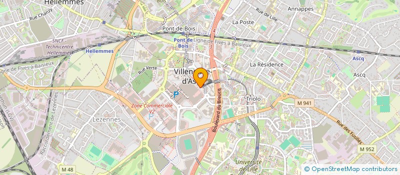 localisation de l'entreprise MONSIEUR CYRIL MARICHEZ à VILLENEUVE-D'ASCQ