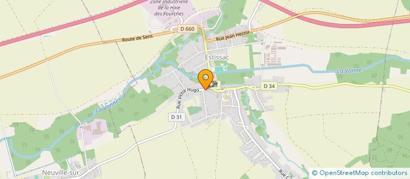 localisation de l'entreprise MONSIEUR CYRIL MARIX  ESTISSAC