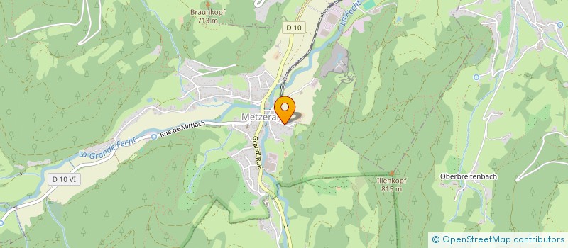 localisation de l'entreprise MONSIEUR CYRIL MARQUES VIEIRA PINHEIRO  METZERAL