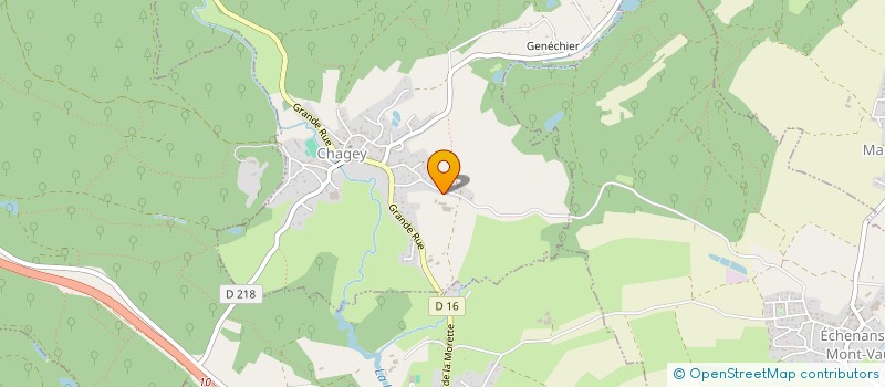 localisation de l'entreprise MONSIEUR CYRIL MARTIN  CHAGEY