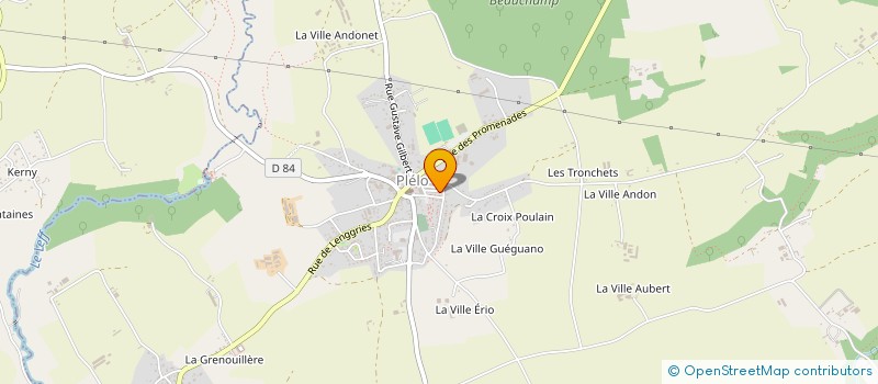 localisation de l'entreprise MONSIEUR CYRIL MARTIN à PLELO
