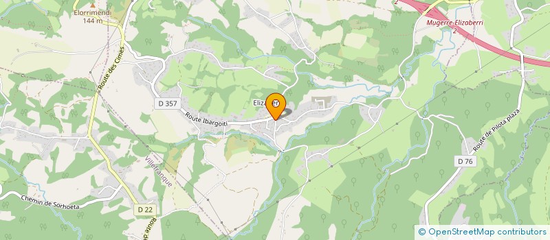 localisation de l'entreprise MONSIEUR CYRIL MARTIN  VILLEFRANQUE