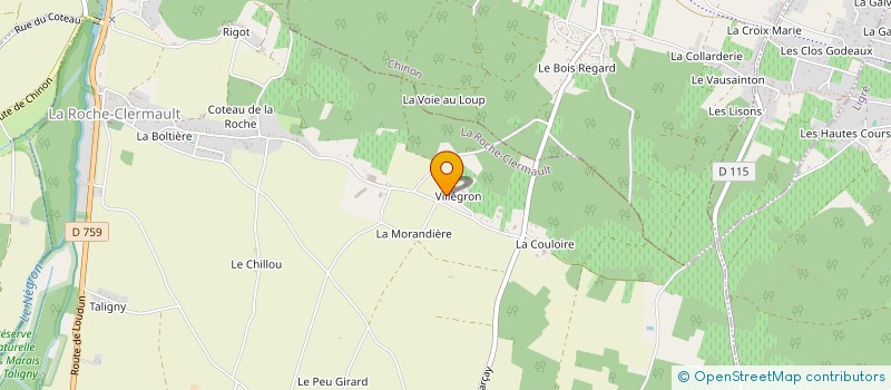 localisation de l'entreprise MONSIEUR CYRIL MARY  LA ROCHE-CLERMAULT