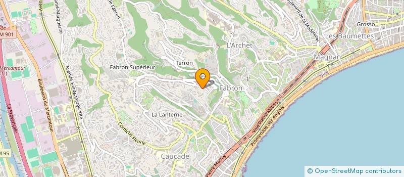 localisation de l'entreprise MONSIEUR CYRIL MASSA à NICE