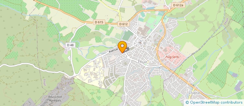 localisation de l'entreprise MONSIEUR CYRIL MASSE  THUIR