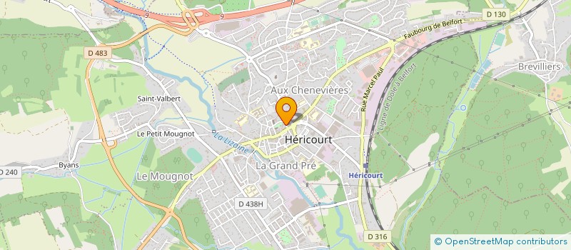 localisation de l'entreprise MONSIEUR CYRIL MASSINGER  HERICOURT