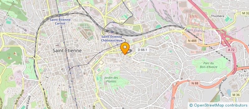 localisation de l'entreprise MONSIEUR CYRIL MASSON  SAINT-ETIENNE