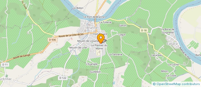 localisation de l'entreprise MONSIEUR CYRIL MATHAU  BRANNE