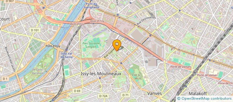 localisation de l'entreprise MONSIEUR CYRIL MATHEY à ISSY-LES-MOULINEAUX