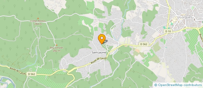 localisation de l'entreprise MONSIEUR CYRIL MAUNIER  LORGUES