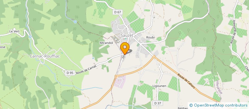 localisation de l'entreprise MONSIEUR CYRIL MAURY  SAUZET