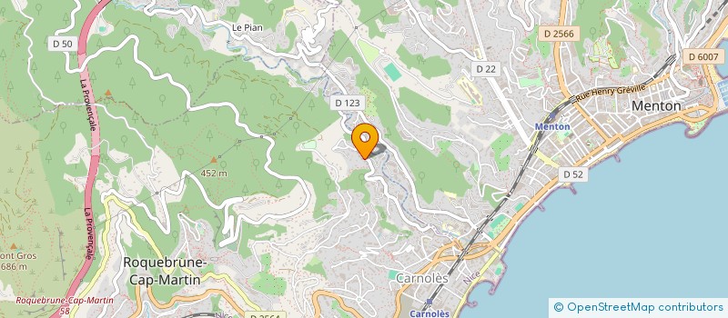 localisation de l'entreprise MONSIEUR CYRIL MAZZU à ROQUEBRUNE-CAP-MARTIN
