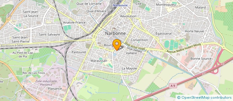 localisation de l'entreprise MONSIEUR CYRIL MC KENZIE  GRUISSAN