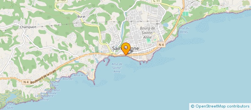 localisation de l'entreprise MONSIEUR CYRIL MEGY  SAINTE-ANNE