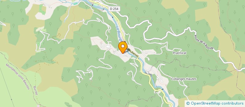 localisation de l'entreprise MONSIEUR CYRIL MENDRAS  BURZET