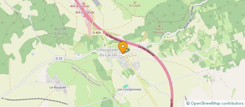 localisation de l'entreprise MONSIEUR CYRIL MENDRE  SAINT-JEAN-DU-BRUEL