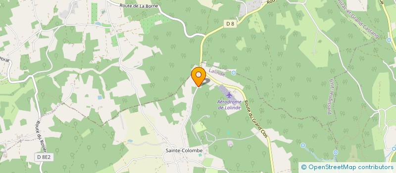 localisation de l'entreprise MONSIEUR CYRIL MENGO  LALINDE