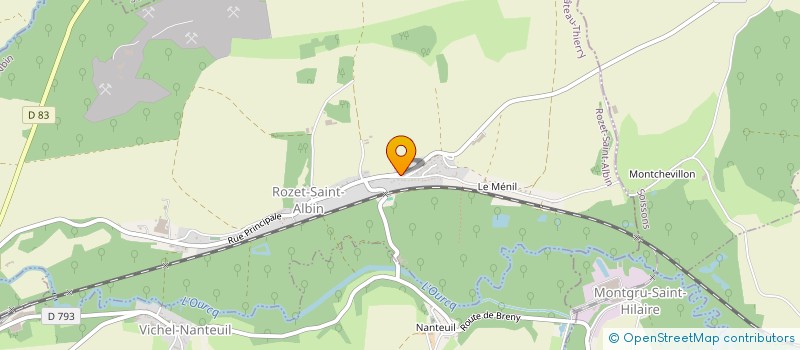 localisation de l'entreprise MONSIEUR CYRIL MENU  ROZET-SAINT-ALBIN