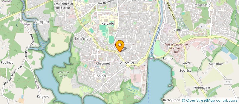 localisation de l'entreprise MONSIEUR CYRIL MEREL à VANNES