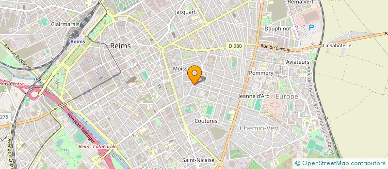 localisation de l'entreprise MONSIEUR CYRIL MEREU  REIMS