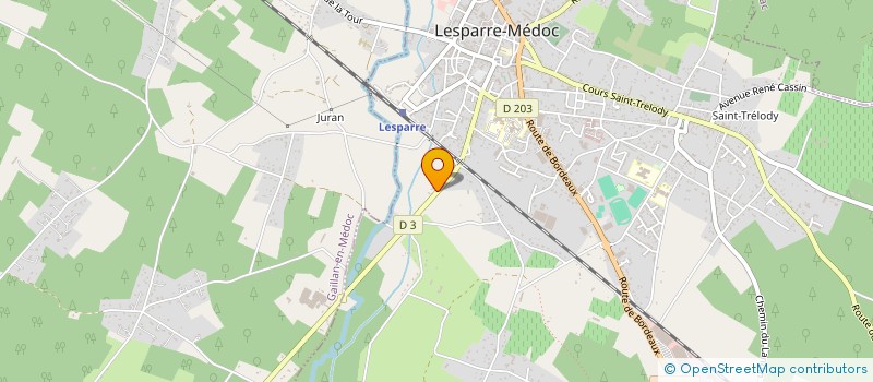 localisation de l'entreprise MONSIEUR CYRIL MERLET  SAINT-GERMAIN-D'ESTEUIL