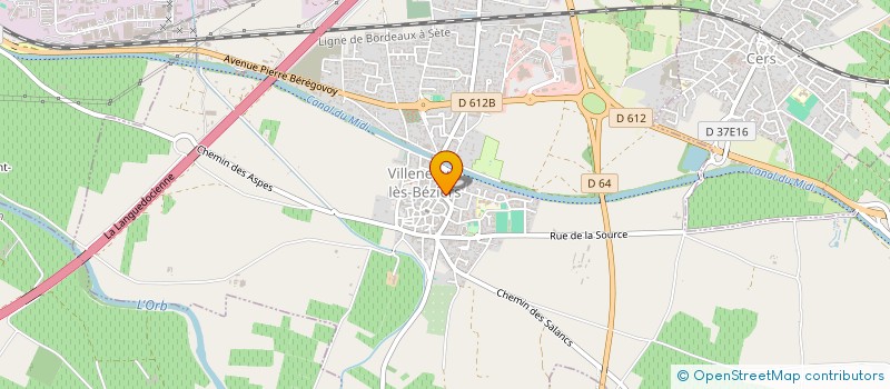 localisation de l'entreprise MONSIEUR CYRIL MERMET à VILLENEUVE-LES-BEZIERS