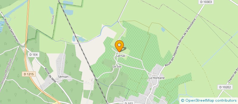 localisation de l'entreprise MONSIEUR CYRIL MERMILLON  QUEYRAC