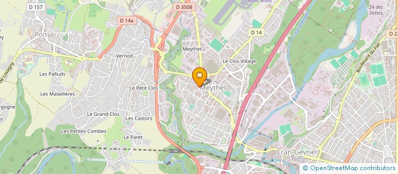 localisation de l'entreprise MONSIEUR CYRIL MEROTTO à ANNECY