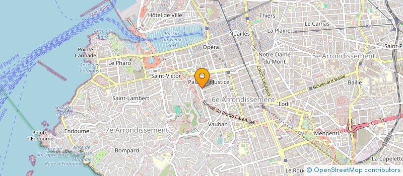 localisation de l'entreprise MONSIEUR CYRIL MICHEL  MARSEILLE