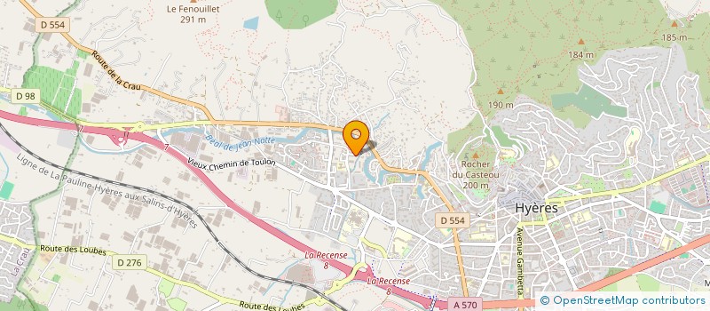 localisation de l'entreprise MONSIEUR CYRIL MIGNON à HYERES