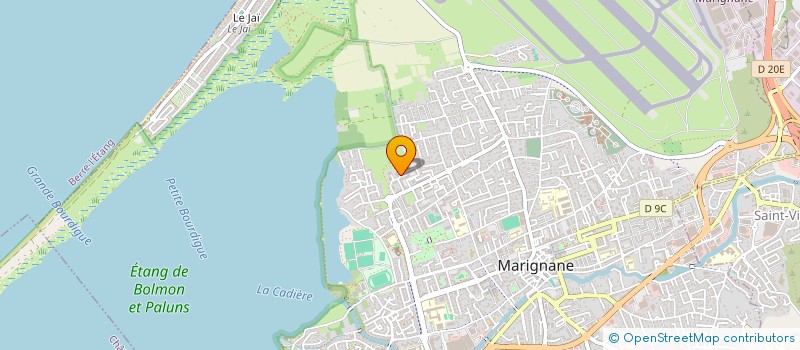 localisation de l'entreprise MONSIEUR CYRIL MIHIERE  MARIGNANE