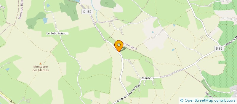 localisation de l'entreprise MONSIEUR CYRIL MILLON  MENETOU-RATEL