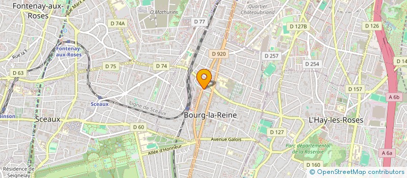 localisation de l'entreprise MONSIEUR CYRIL MIMOUNI à BOURG-LA-REINE