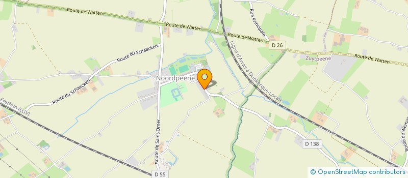 localisation de l'entreprise MONSIEUR CYRIL MINNE  NOORDPEENE