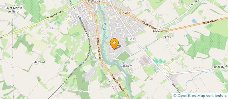 localisation de l'entreprise MONSIEUR CYRIL MIQUEL  NERAC