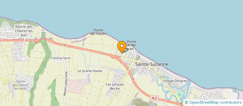 localisation de l'entreprise MONSIEUR CYRIL MOINACHE  SAINTE-SUZANNE