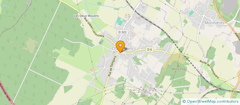 localisation de l'entreprise MONSIEUR CYRIL MONANGE à CHAMPVANS