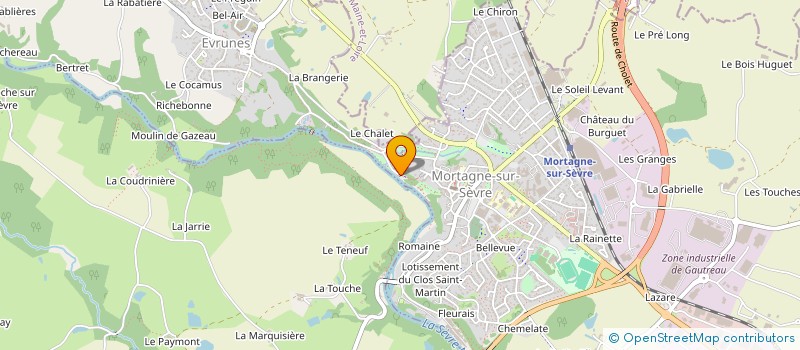 localisation de l'entreprise MONSIEUR CYRIL MONTARNAL  MORTAGNE-SUR-SEVRE