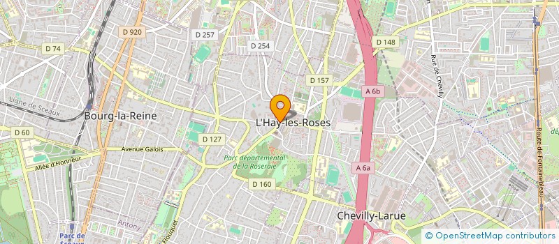 localisation de l'entreprise MONSIEUR CYRIL MONTEIL  L'HAY-LES-ROSES