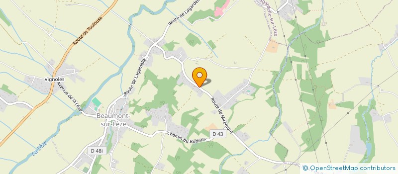 localisation de l'entreprise MONSIEUR CYRIL MONTEIL  BEAUMONT-SUR-LEZE