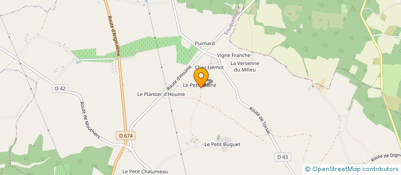 localisation de l'entreprise MONSIEUR CYRIL MOREAU à FOUQUEBRUNE