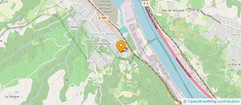 localisation de l'entreprise MONSIEUR CYRIL MOREL  LOIRE-SUR-RHONE