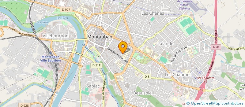 localisation de l'entreprise MONSIEUR CYRIL MORINET  MONTAUBAN