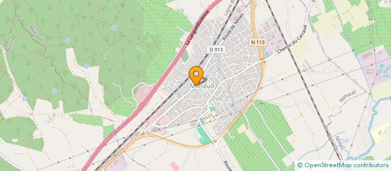 localisation de l'entreprise MONSIEUR CYRIL MORIZET  MILHAUD